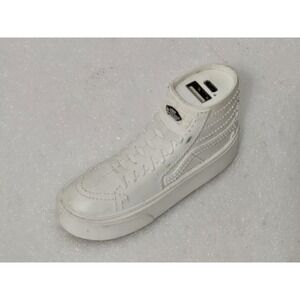 Vans Sk8-Hi White Skateboard Shoes Portable USB Charger Power‎ Bank For Apple